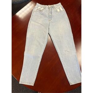 Vintage Rio by Stephan Mardon High Rise Mixed Denim Stripe Jeans sz 11 (flaw)